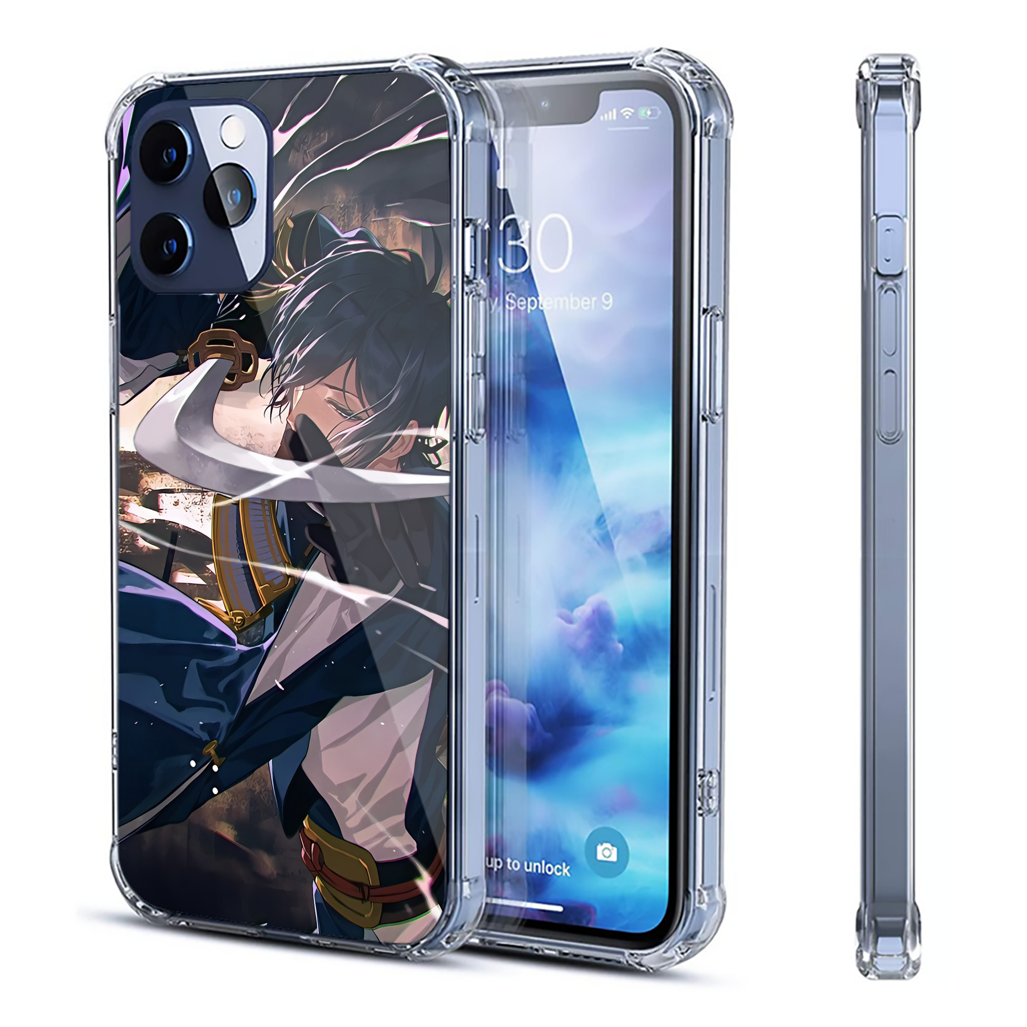 （画像用） 刀剣乱舞 Touken Ranbu 【iPhone 12シリーズ対応】透明スマホケース（クリアソフトケース）